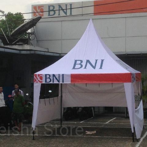 Kain Atap Tenda Kerucut Ukuran 3X3 Model Sarnafil Untuk Rangka Besi