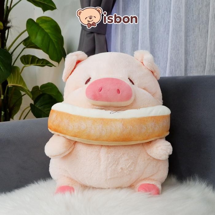 

Promo Istana Boneka Babi Porky Pig With Bread And Chef Pink 15Inch Lucu Mainan Anak Cowok Cewek