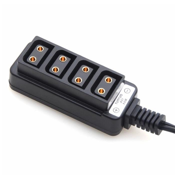 D TAP MALE TO D TAP SPLITTER ADAPTER VIDEO CAMERA POWER AKSESORIS