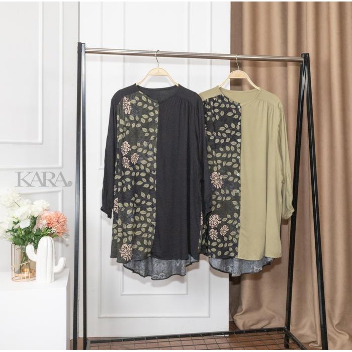MOANA BLOUSE KOMBI BLOUSE WANITA Fit Katun