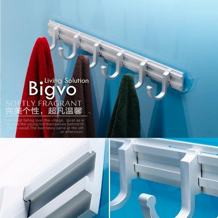 Ikea Livien - Gantungan Baju Jaket Topi 6 Hook / Rak Dapur / Rak Dinding Serbaguna