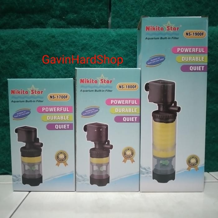 POMPA INTERNAL FILTER INTERNAL AQUARIUM FILTER TABUNG NIKITA STAR