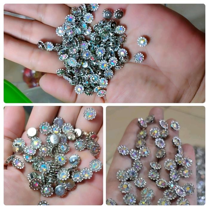 

Terbaru 500 Pcs Cangkang Matahari Pelangi 8mm 10mm Pink Kerajinan DIY