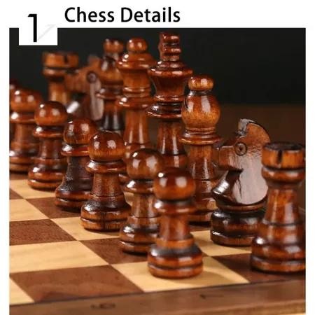 Chess Board Game Papan Catur Lipat/Papan Catur Kayu Premium Papan Catur Magnet Magnetic