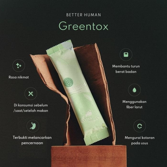 

Promo Better Human Greentox Teh Hijau - 1 Box Isi (10 Sachet) Berkualitas