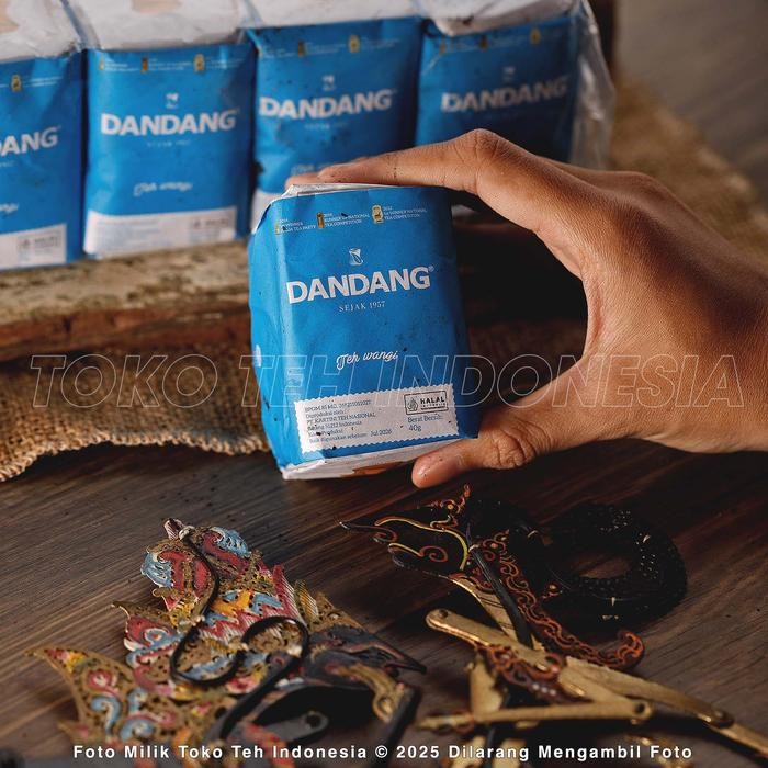 

Promo Teh Indonesia - Teh Dandang Biru 1 Bal (1Pcs X 10) Teh Tubruk Asli Indonesia Teh Hijau Melati
