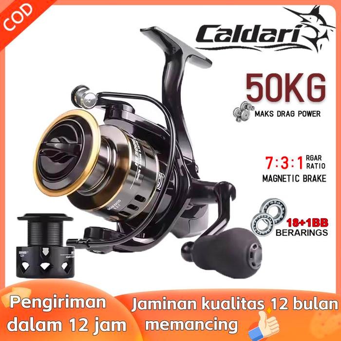Daiwa - Reel Pancing Putar Alat Pancing He500-7000 Reel Pancing Joran Pancing Spining Gulungan
