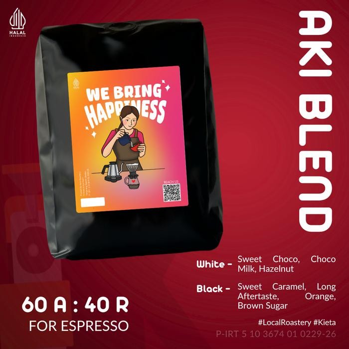 

Espresso Blend / Kopi Aceh Gayo Blend / Aki Blend 1kg