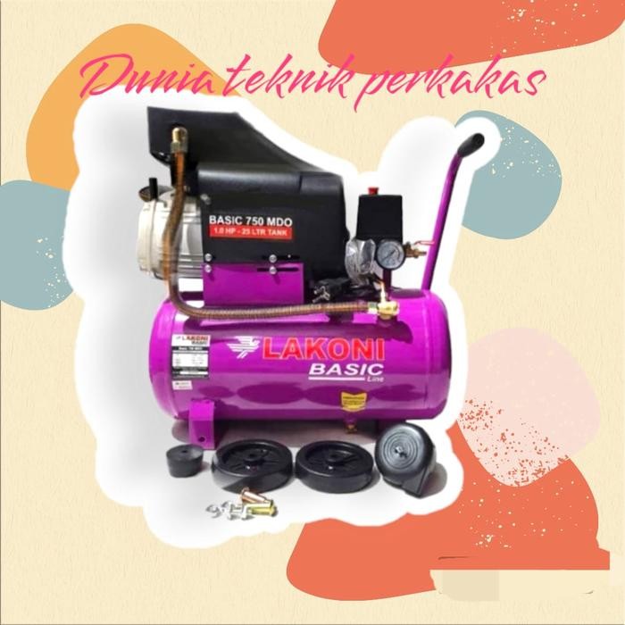 KOMPRESOR LAKONI 1 PK TABUNG 25 LITER BASIC 750