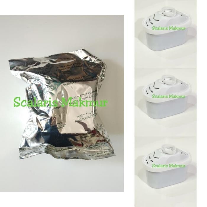 PAKET 3 PCS FILTER WELLBLUE WATER PITCHER ALKALINE