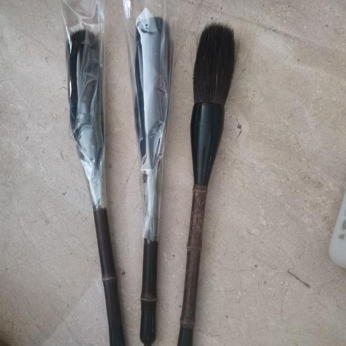 

Moupi Besar Batang Bambu/ Kuas Kaligrafi 9Cm/Alat Kaligrafi