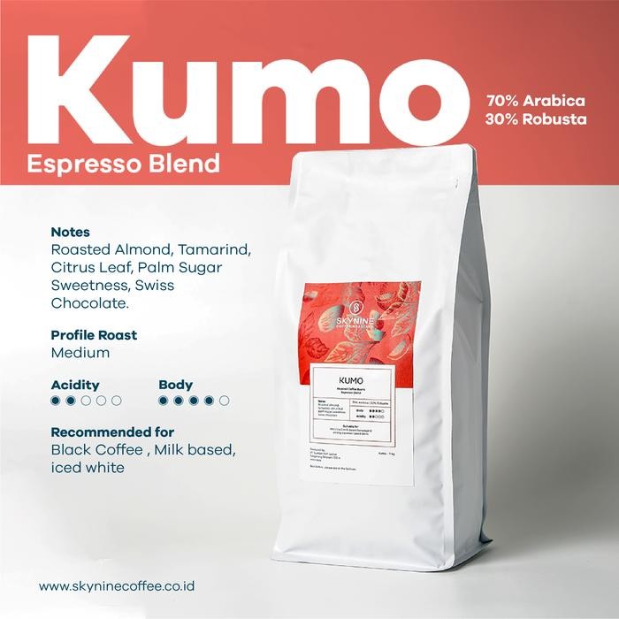 

KUMO Blend Roasted Beans 1KG