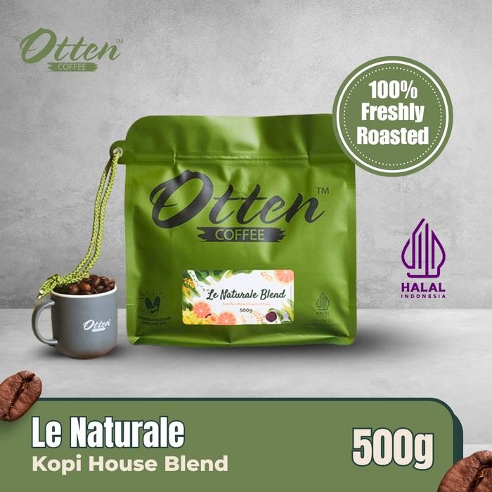 

Le Naturale - Kopi House Blend 500gr - Commercial Blend - Biji / Bubuk Kopi Otten Coffee Roasted