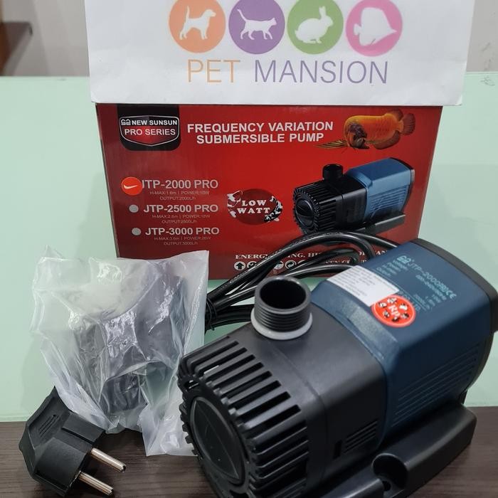 Sunsun Jtp 2000 Pompa Air Celup Aquarium Water Pump