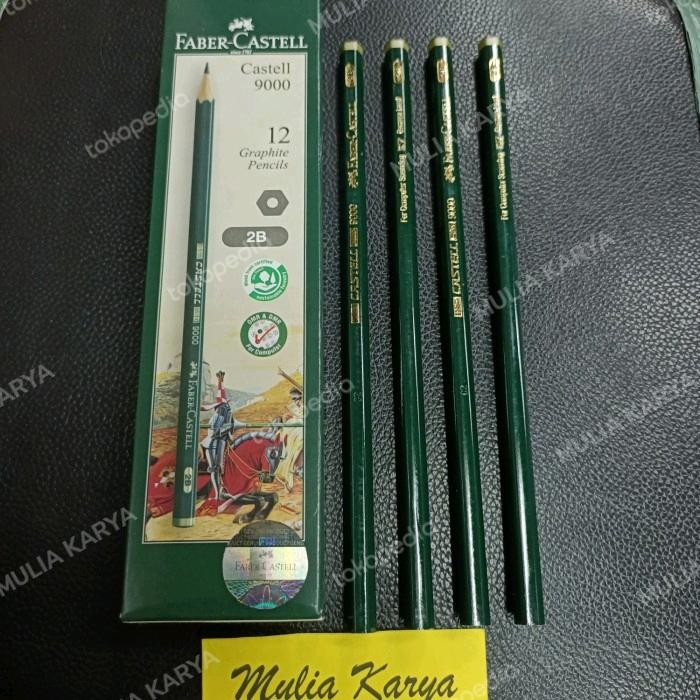 

Pensil Asli Faber Castell 2 B Faber Castel Pencil Per Kotak Isi 12 Pcs