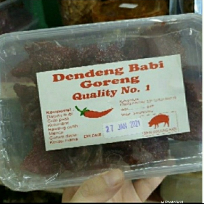 

DENDENG BABI GORENG PEDAS KODE 228