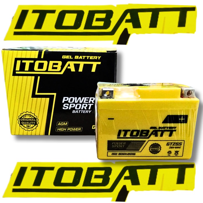 Product Laris Aki Beat Fi - Karbu Vario Scoopy Spacy Itobatt Gtz5S Aki Gel 12V 5Ah