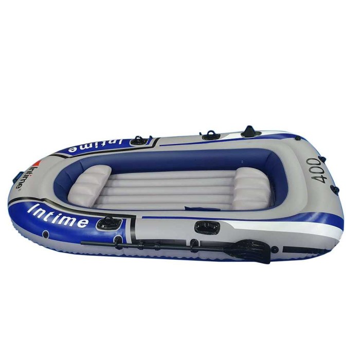 PROMO INTIME 400 Perahu Karet Mancing Inflatable Fishing Boat 4 Person