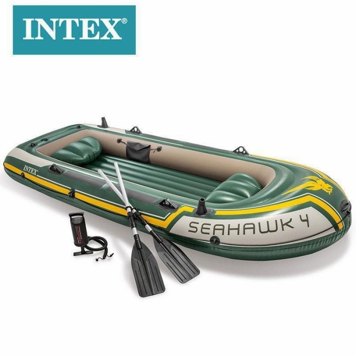 INTEX 68351 PERAHU KARET SEAHAWK 4 BOAT SET - PERAHU KARET INTEX PERAH