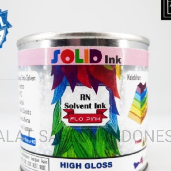 

BARANG TERLARIS TINTA SABLON PVC SOLID INK FLO PINK 1KG COD