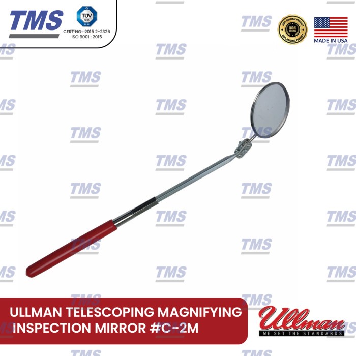 

KUYY ROUND TELESCOPING MAGNIFYING INSPECTION MIRROR 2-1/4INCH ULLMAN #C-2M COD