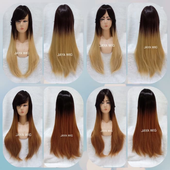 TERBARU - WIG RAMBUT PALSU WANITA PANJANG /WIG LURUS /WIG COSPLAY /WIG WARNA
