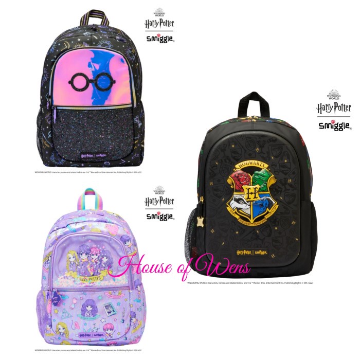 SMIGGLE HARRY POTTER CLASSIC BACKPACK ORIGINAL - TAS BACKPACK KODE 182
