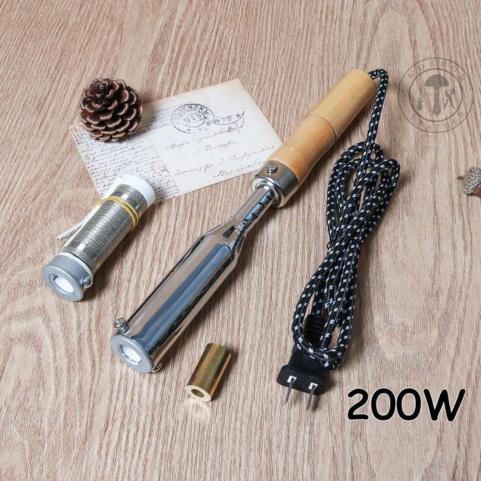 solder 200 watt hot stamp untuk emboss kulit / kue / kayu dll.