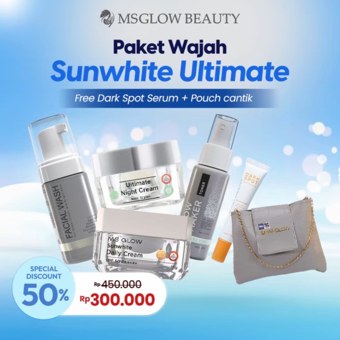 MS GLOW ultimate series dengan BB cream