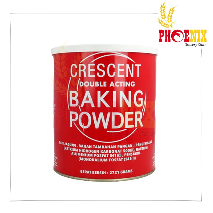 

CRESCENT BAKING POWDER DOUBLE ACTING 2721 GRAMS KODE 304