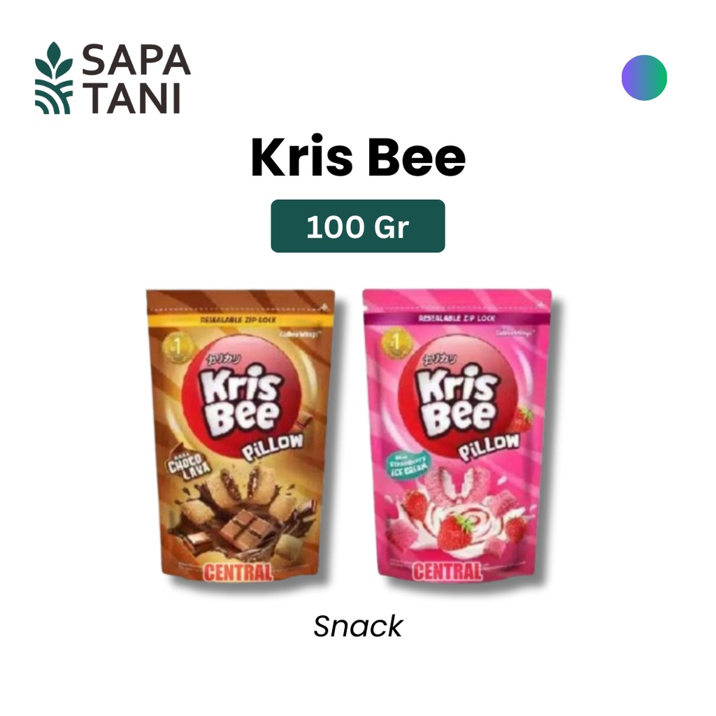 

Kris Bee 100 gram Sapatani Snack Bantal Cokelat Lembut dan Manis