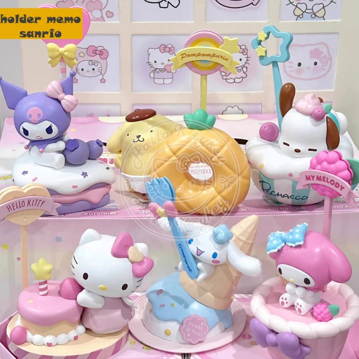 

holder memo kitty kuromi cinnamoroll pochacco pompompurin original sanrio