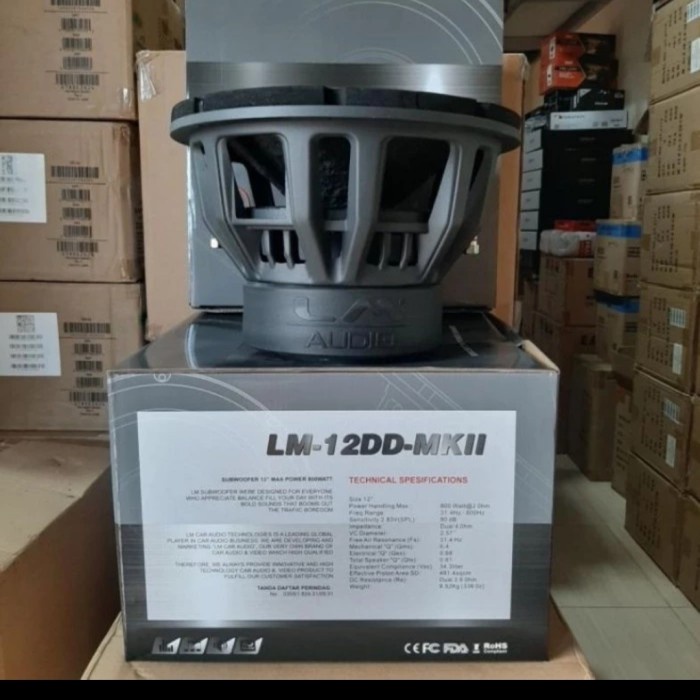 SUBWOFER LM AUDIO -12 DD-MK II