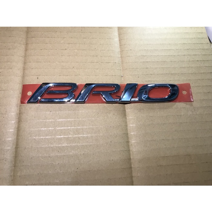 Emblem Brio, Tulisan Brio, Emblem Honda Brio