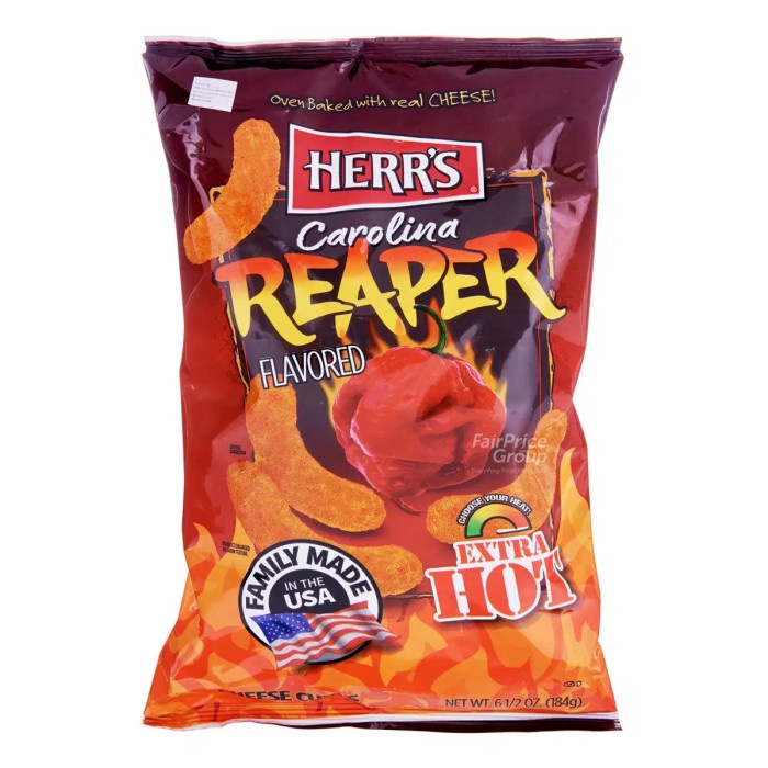 

Herr's Cheese Curls - Carolina Reaper 184g