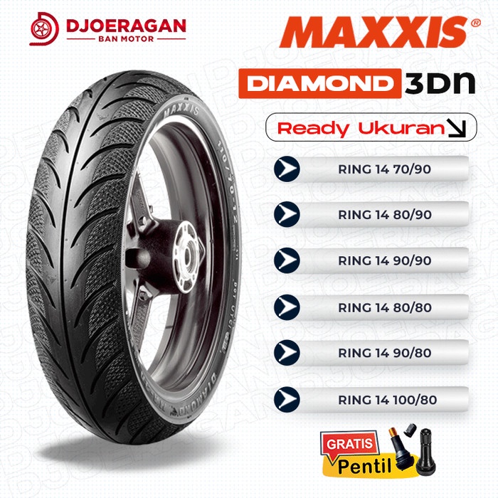 Ban Motor Ring 14 Maxxis Diamond Depan Belakang Beat Vario Mio
