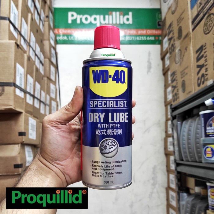 Wd40 Specialist Pelumas Kering Wd 40 Dry Lube Lubricant Oil Ptfe Spray