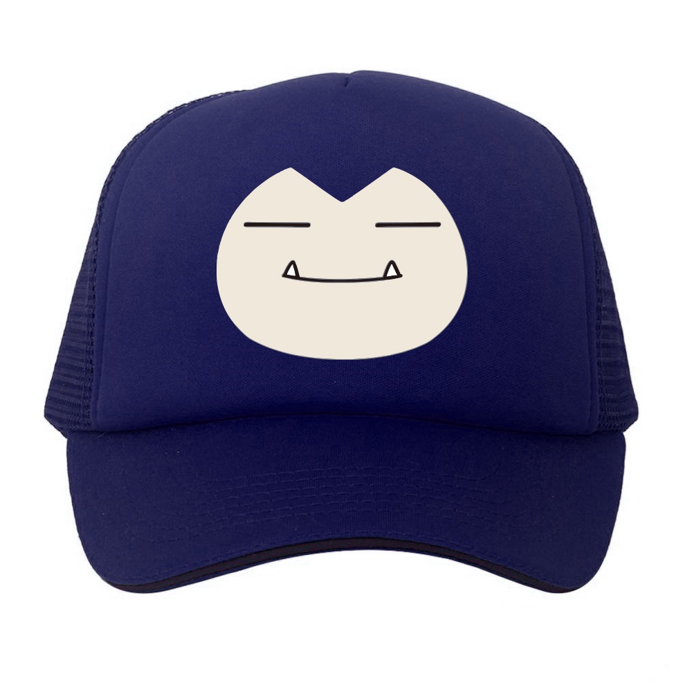 Topi Trucker Pokemon Muka Snorlax Face