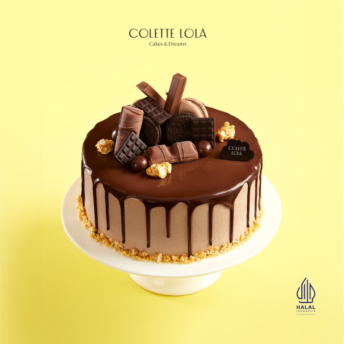 

KUE / CAKE COLETTE LOLA CHOCOLATE MADNESS - ROUND 20CM KODE 460