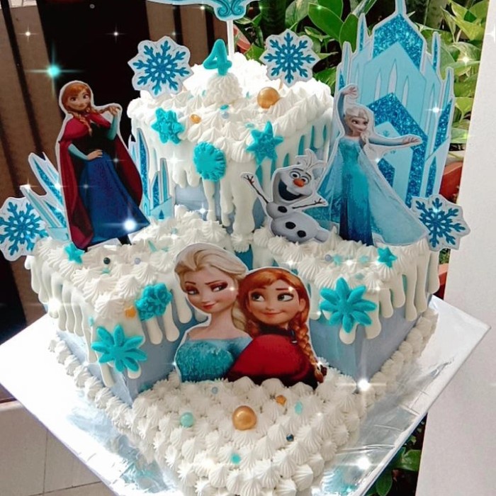 

KUE ULANG TAHUN KARAKTER FROZEN#BIRTHDAY CAKE/KUE ULANG TAHUN ANAK KODE 854