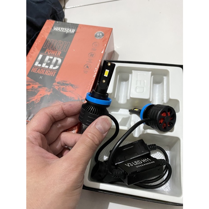 LED H11 3 Warna Chip CSP High Quality Waterproof