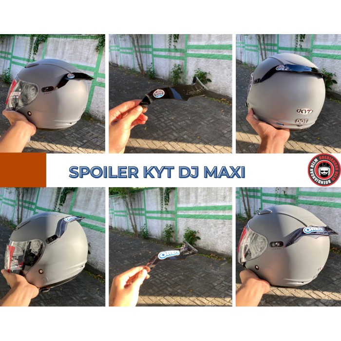 Terlaris- Spoiler Kyt Dj Maxi - Kyt Dj Maxi Spoiler 2D - Spoiler Helm