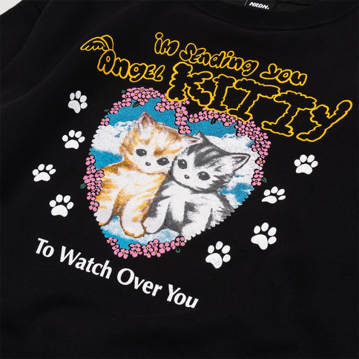 NRDN CLOTHING SWEATER CREWNECK KITTY