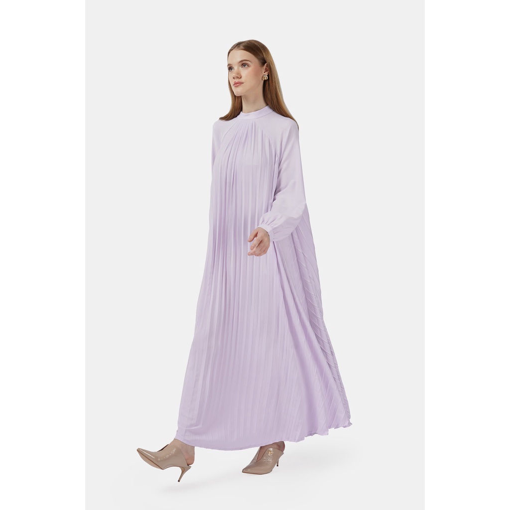 Benang Jarum - Navier Pleated Dress - Purple