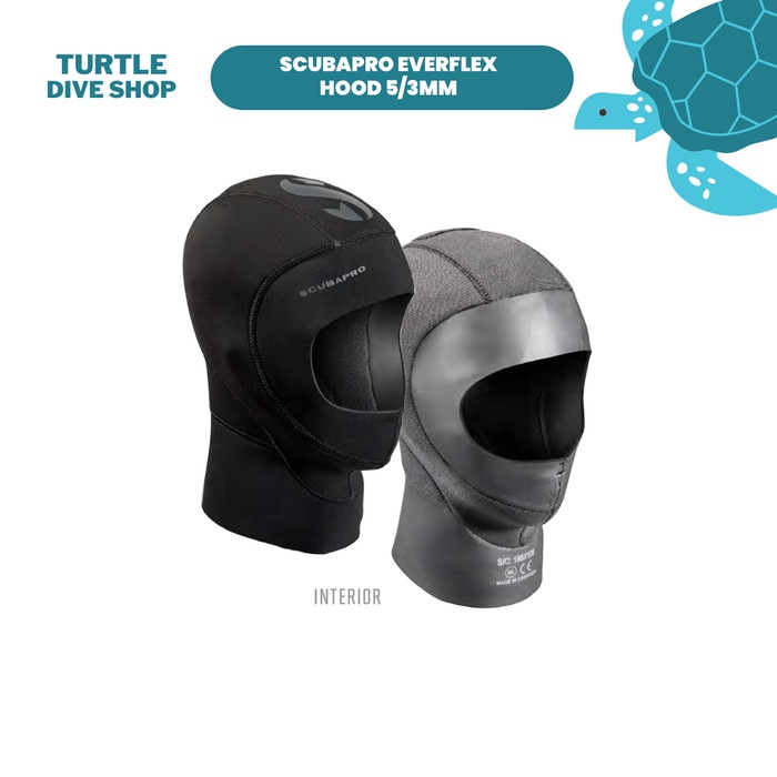Scubapro Everflex Hood 5/3mm - Tudung Selam Wetsuit Diving