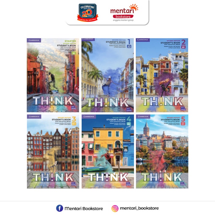 

TERBARU Cambridge Think British English w/ E-book 2nd Edition Buku SMP PROMO!