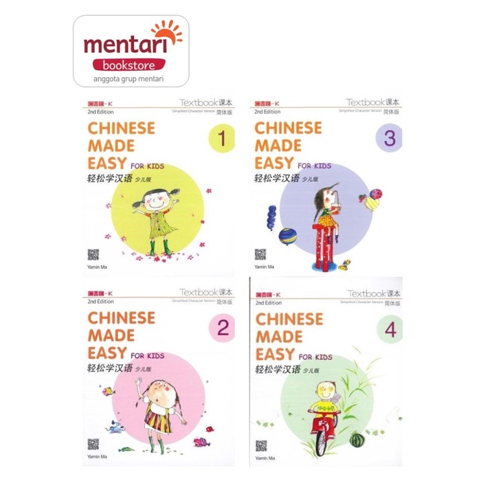 

TERBARU Chinese Made Easy For Kids 2nd Edition Buku Mandarin SD PROMO!