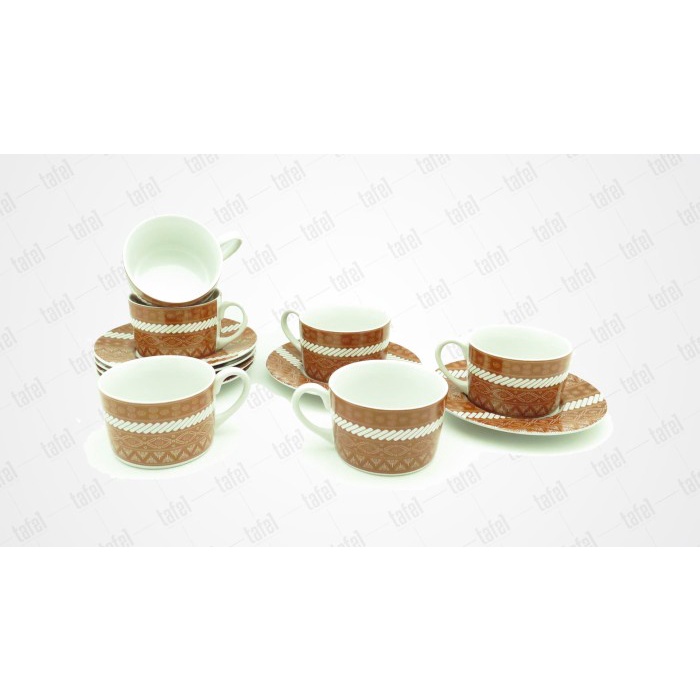 Cangkir Kopi Set Batik Lurik 200 ml isi 6 Pasang