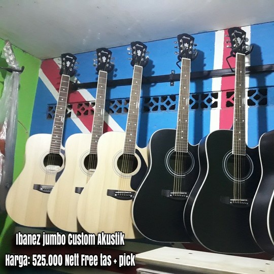 ibanez jumbo custom Akustik