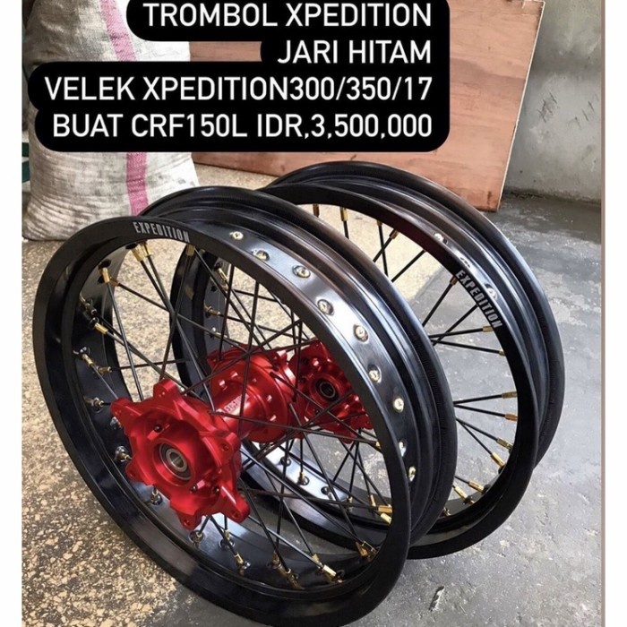 Velg Supermoto 300 350 Crf 150L Velg Expedition Tromol Cnc Expedition